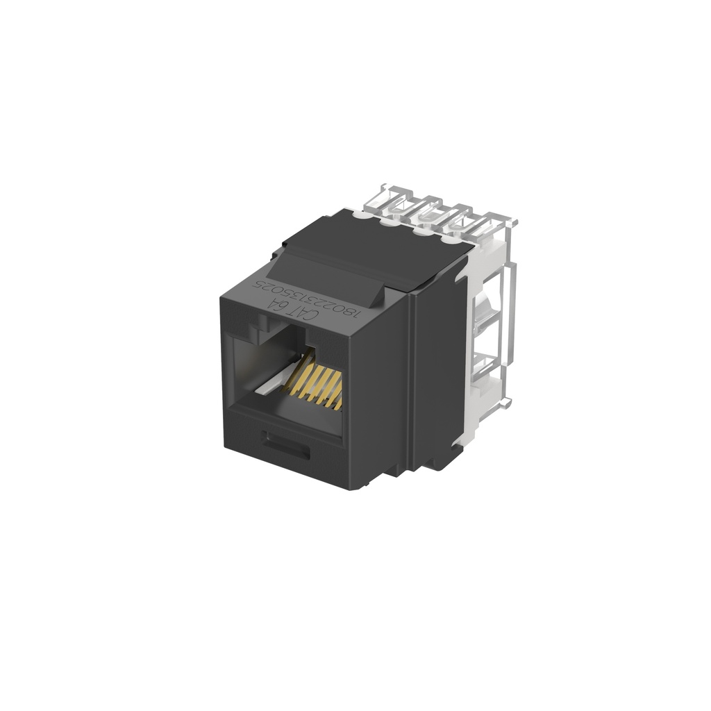 Jack RJ45 negro cat. 6A  Keystone