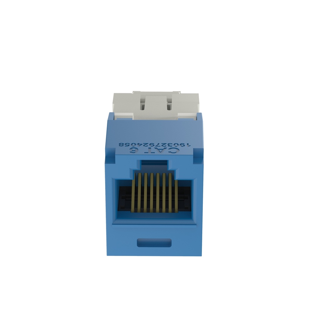 Jack RJ45 azul cat. 6 Mini-Com