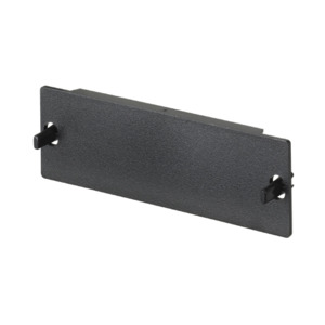 Opticom® Fiber Adapter Panel Blank, Negro
