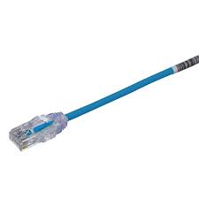 Patch cord azul de 8 pulgadas cat. 6 28 AWG