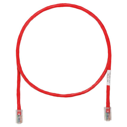 Patch cord rojo de 10 pies cat. 5e