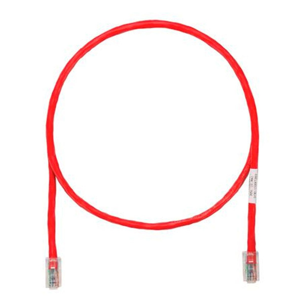 Patch cord rojo de 14 pies cat. 6