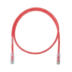 Patch cord rojo de 5 pies cat. 6
