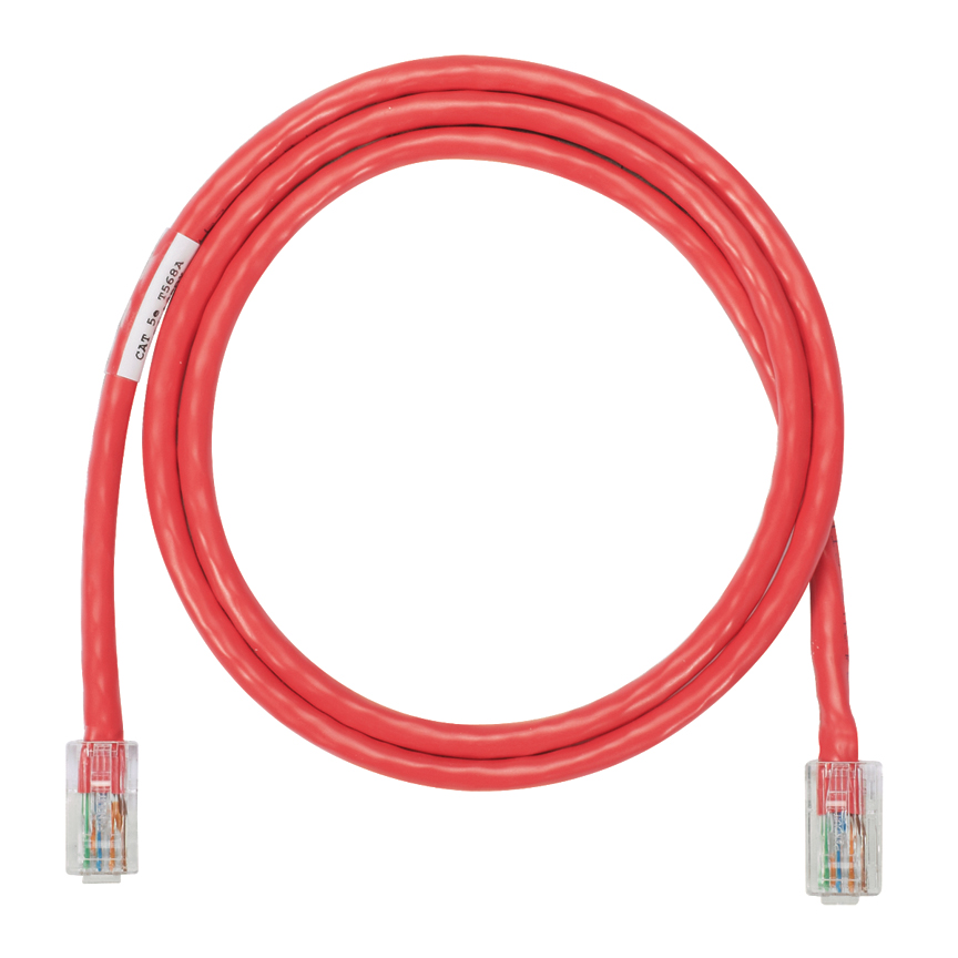 Patch cord rojo de 3 pies cat. 6