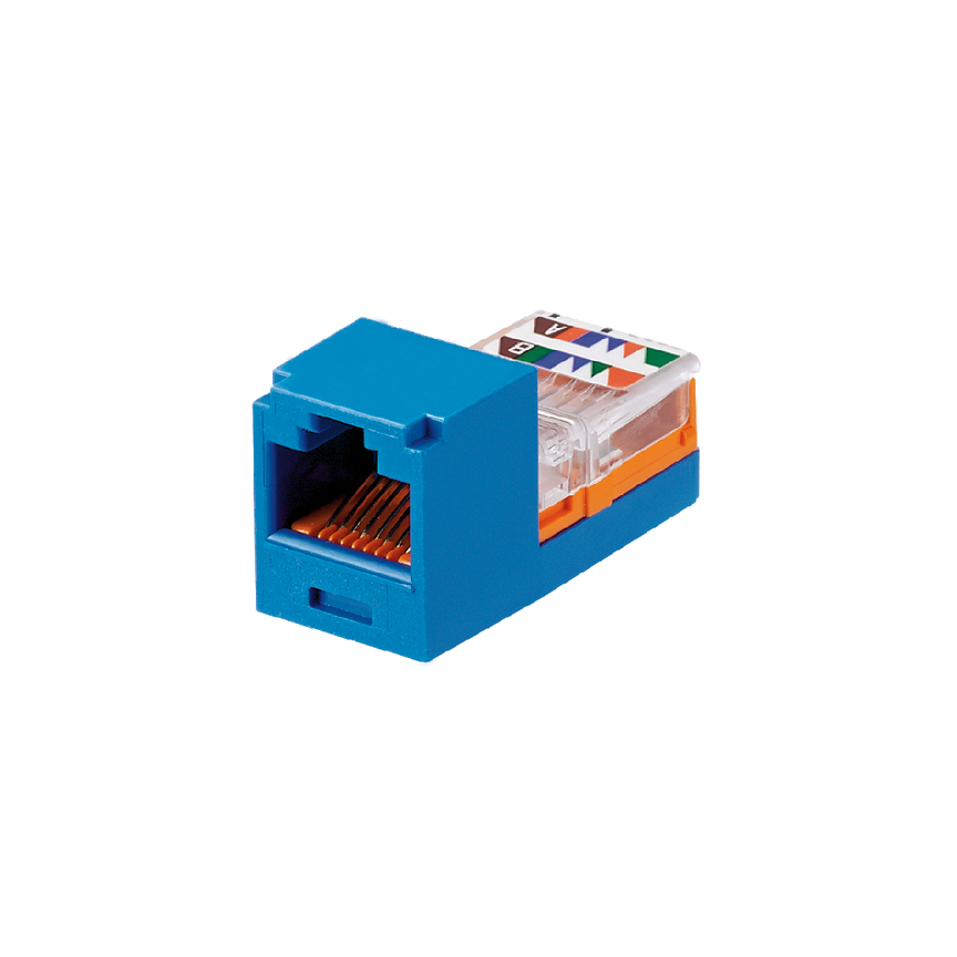 Jack RJ45 azul cat. 5e  Mini-Com