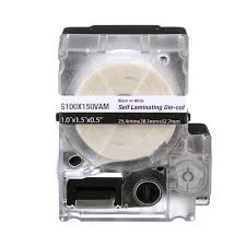 [S100X150VAM] Etiqueta autoadhesiva para impresora PXE vinilo blanco 1,5"x1 