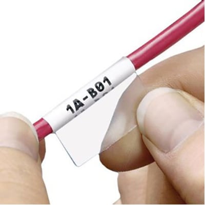 [S050X075YAJ] Etiquetas autolaminadas para cable de impresion laser