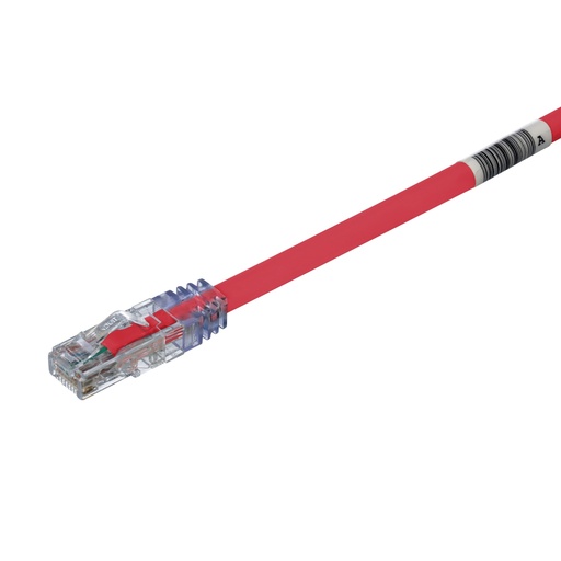 [UTP28X0.2MRD] Patch Cord, categoría 6A, 28 AWG, 0,2 m, Rojo
